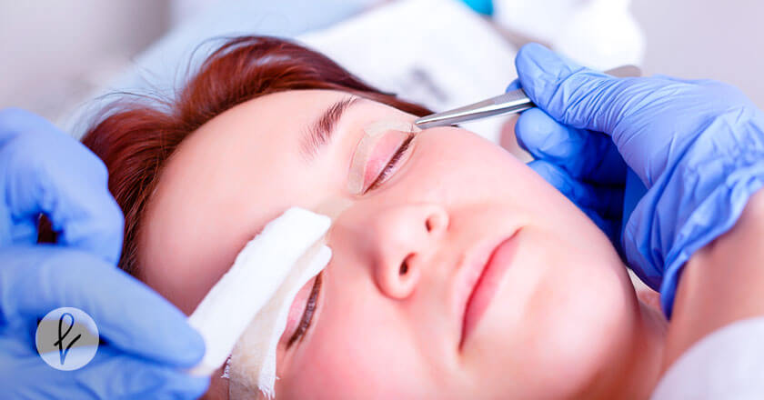¿Cómo es la recuperación de la rutina de piel de la Blefaroplastia?