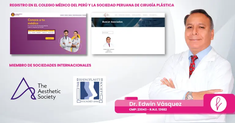 Dr. Edwin Vásquez experto en Rinoplastia
