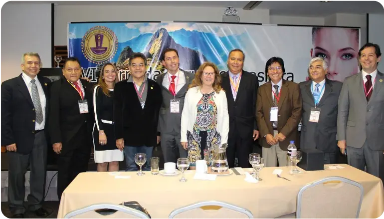 Dr. Ruben Ormeño, Dra. Barbara Machado, Dr. Paulo Matsudo, Dr. André Auersvald, Dr. Ana Zulmira Badin, Dr. Edwin Vásquez, Dr. Ricardo Delgado, Dr. Otto Ziegler, Dr. Antonio Graziosi 