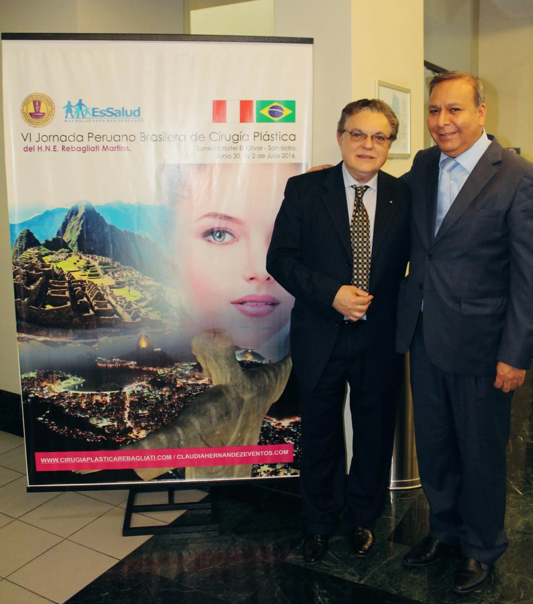 Dr. Paulo Matsudo y Dr. Edwin Vásquez