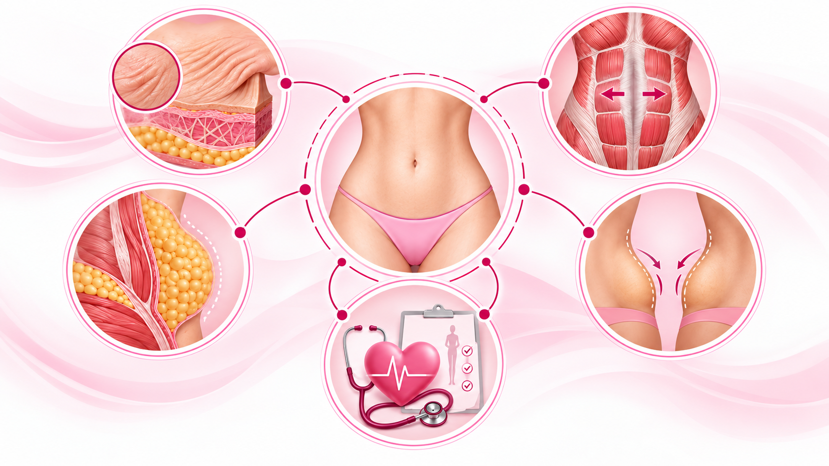 Criterios de evaluación para elegir abdominoplastia o lipoabdominoplastia