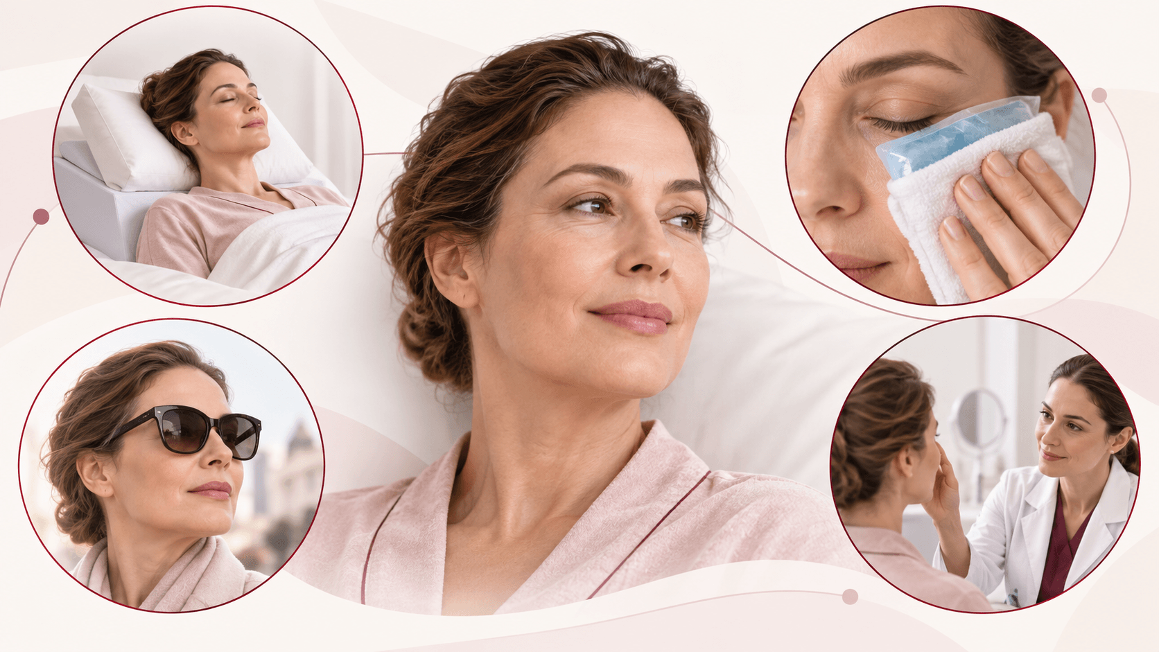 Cuidados durante la recuperación de blefaroplastia inferior