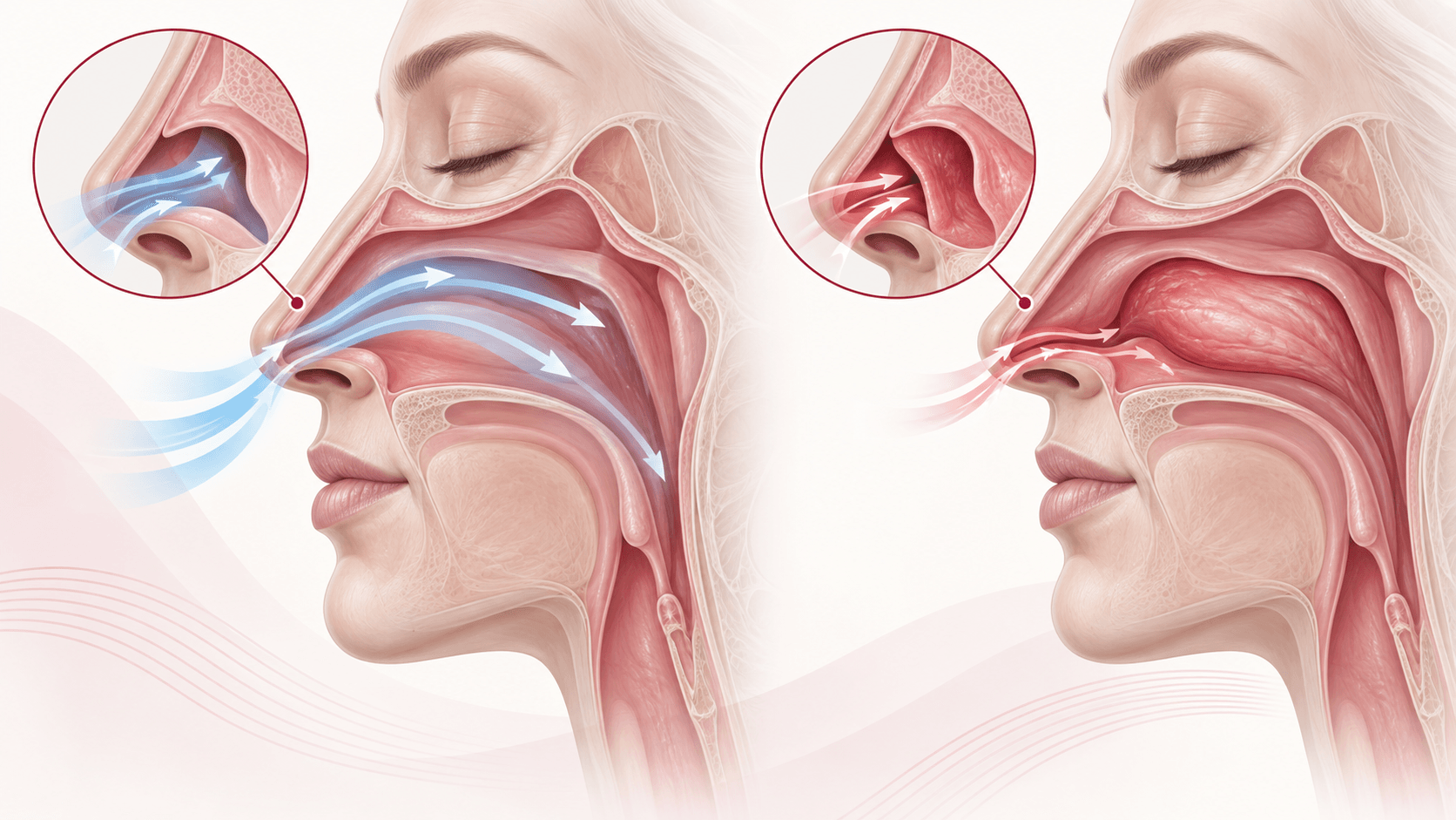 Evaluación del flujo respiratorio nasal después de rinoplastia