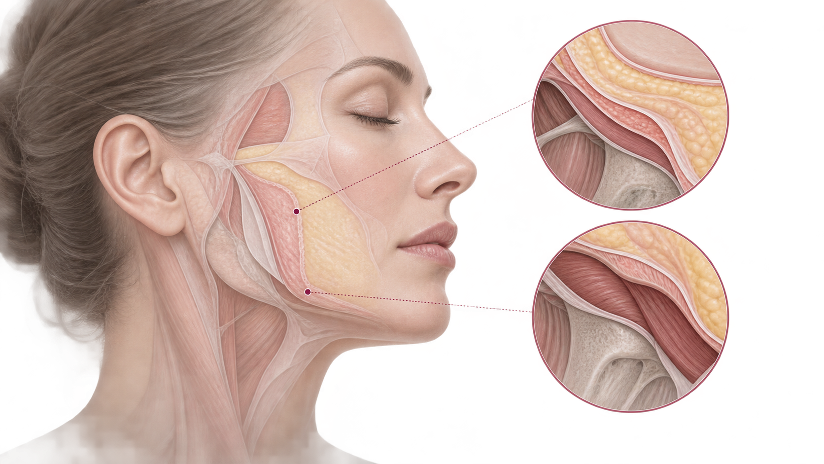 Planos anatómicos considerados en un lifting facial