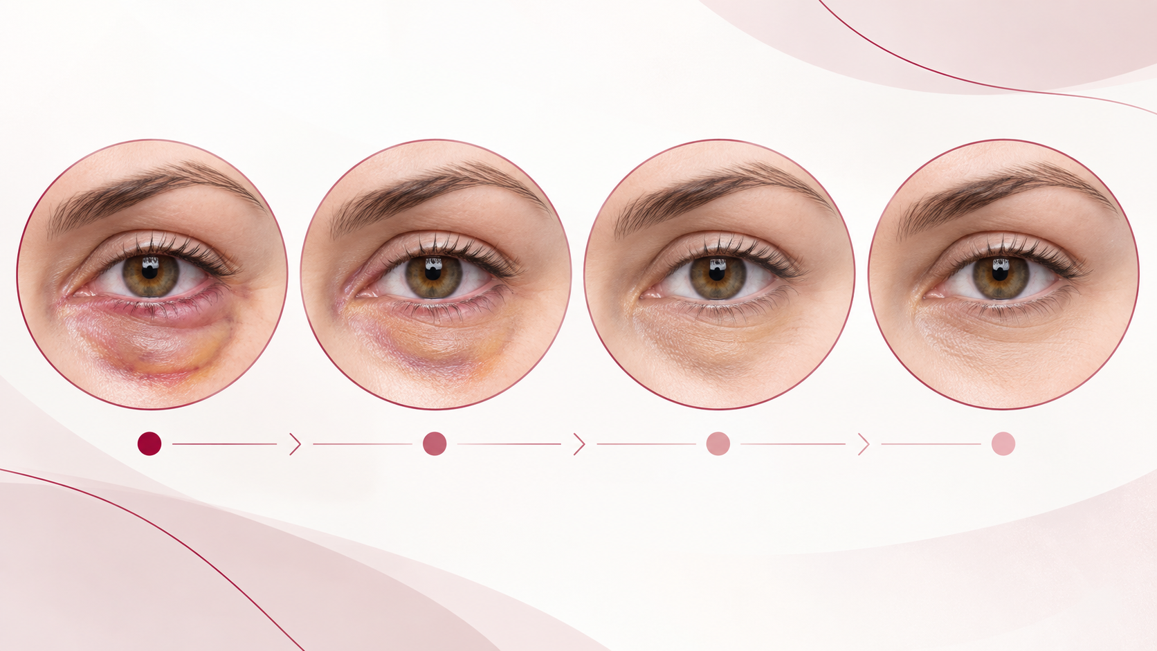Etapas de recuperación después de una blefaroplastia inferior