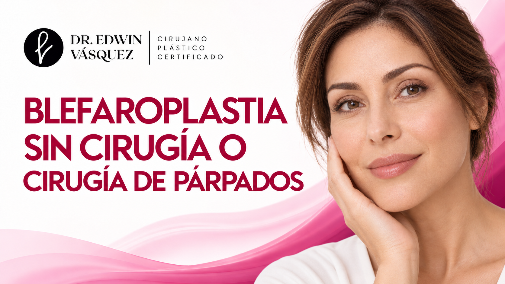 Portada informativa sobre blefaroplastia sin cirugia