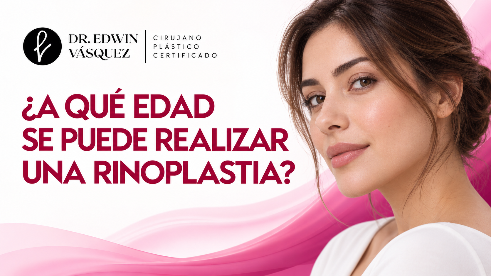Portada informativa sobre edad rinoplastia