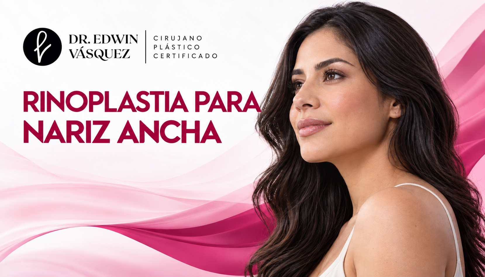 Portada informativa sobre rinoplastia nariz ancha